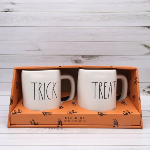 Popular Rae Dunn Halloween topper mug set